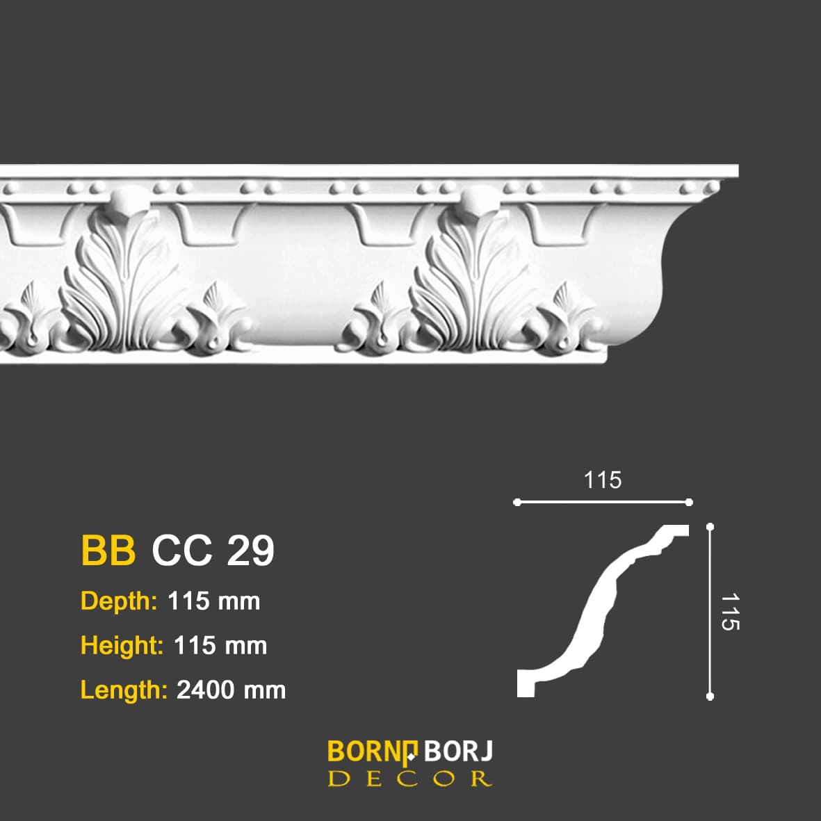 قیمت ابزار گلویی گچی, BB-CC 29 ابزار گلویی طرح برگ, Carving Cornice leaf ,ابزار گلویی طرح جدید, ابزار پلی یورتان اصفهان, ابزار پلی یورتان شیراز